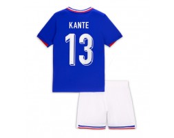 Frankrike Kante #13 Hemmakläder Barn EM 2024 Kortärmad (+ Korta byxor)